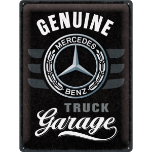 Blechschild Mercedes Benz Daimler Truck - Garage