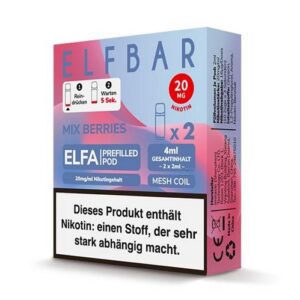 Elfbar Elfa Pod 2 Stück 20mg Mix Berries