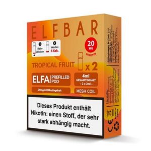 Elfbar Elfa Pod 2 Stück 20mg Tropical Fruit