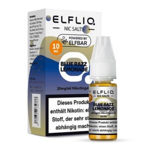 Elfbar Elfliq Nic Salt Liquid 10ml Blue Razz Lemonade 10mg