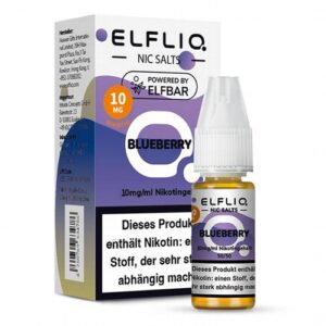 Elfbar Elfliq Nic Salt Liquid 10ml Blueberry 10mg