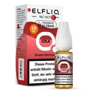 Elfbar Elfliq Nic Salt Liquid 10ml Cola 10mg