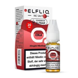 Elfbar Elfliq Nic Salt Liquid 10ml Cola 20mg