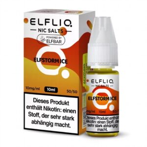 Elfbar Elfliq Nic Salt Liquid 10ml Elfergy / Elfstorm Ice 10mg