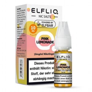 Elfbar Elfliq Nic Salt Liquid 10ml Pink Lemonade 10mg