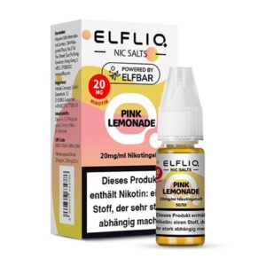 Elfbar Elfliq Nic Salt Liquid 10ml Pink Lemonade 20mg