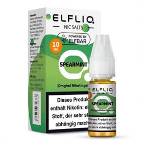 Elfbar Elfliq Nic Salt Liquid 10ml Spearmint 10mg
