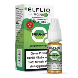 Elfbar Elfliq Nic Salt Liquid 10ml Spearmint 20mg