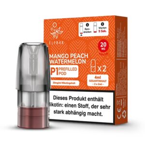 Elfbar Mate500 P1 Pod Mango Peach Watermelon 20mg