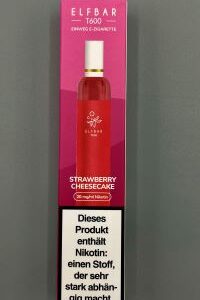 Elfbar T600 Einweg E-Zigarette Strawberry Cheesecake 20mg