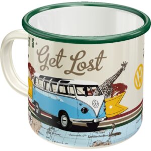 Emaille-Becher VW - Lets get lost