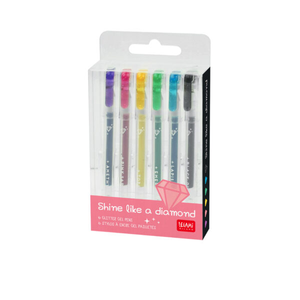 Glittergelstifte 6er Diamond Kit