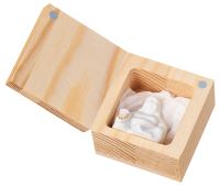 Glückskästchen Relax Buddha 4,5x4,5x3,5cm