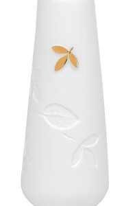 Goldblatt Minivase Blatt klein D.3,5cm, H.9cm