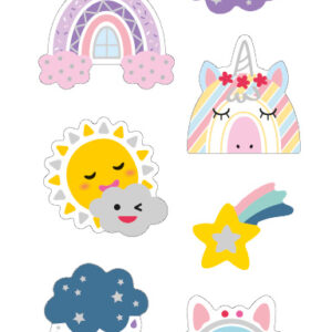 Handmade Sticker Crazy Rainbows 9510-100