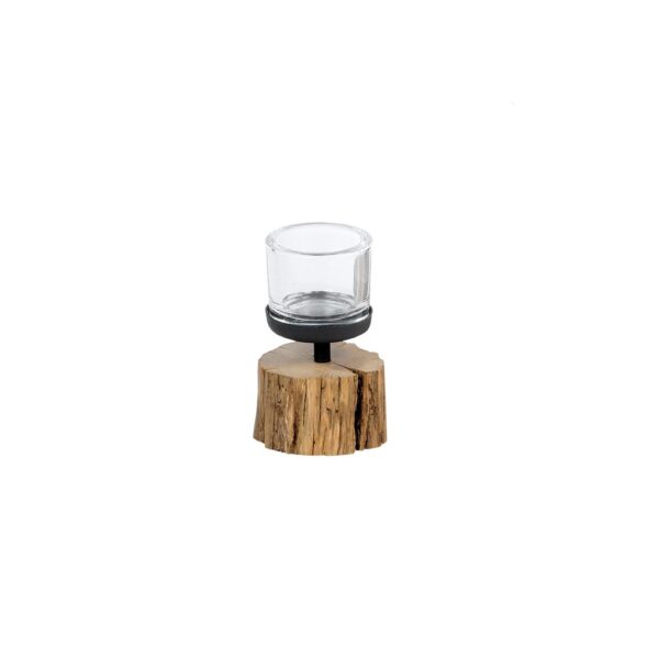 Holz Windlicht Balance 13cm Höhe
