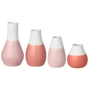 Mini Pastellvasen in Rottönen