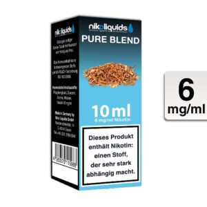 Nikoliquids E-Liquid Pure Blend 10ml 6mg Nikotin