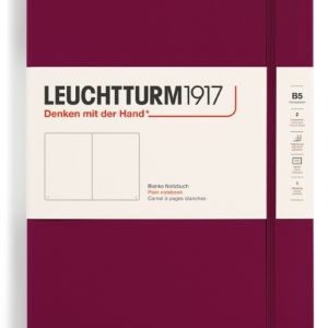 Notizbuch Composition (B5) Hardcover 219 nummerierte Seiten, Port Red, Blanko
