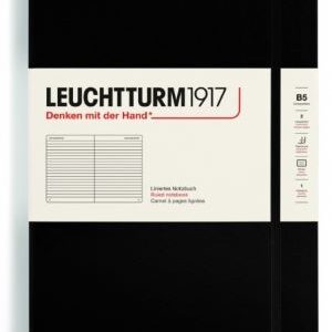 Notizbuch Composition (B5) Hardcover 219 nummerierte Seiten, Schwarz, Liniert