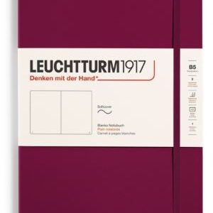 Notizbuch Composition (B5) Softcover 123 nummerierte Seiten, Port Red, Blanko
