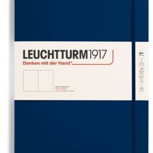 Notizbuch Master Slim (A4+) Hardcover 123 nummerierte Seiten, Marine, Blanko