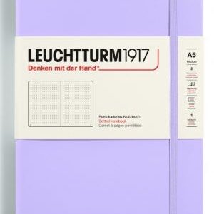 Notizbuch Medium (A5) Hardcover 251 nummerierte Seiten, Lilac, Dotted