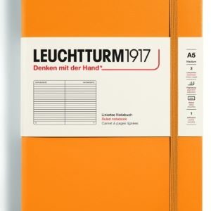 Notizbuch Medium (A5) Hardcover 251 nummerierte Seiten, Rising Sun,