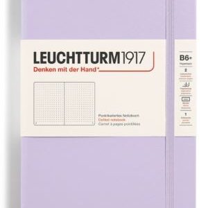 Notizbuch Paperback (B6+) Hardcover 219 nummerierte Seiten, Lilac, Dotted