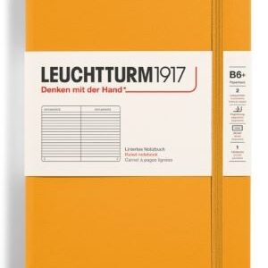 Notizbuch Paperback (B6+) Hardcover 219 nummerierte Seiten, Rising Sun, Lin