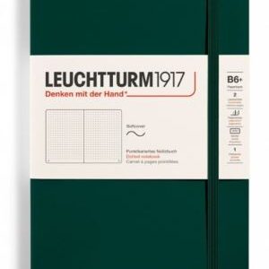Notizbuch Paperback (B6+) Softcover 123 nummerierte Seiten,Forest Green,