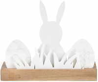 Ostern Lichtobjekt Hase 22x7x16,5 cm