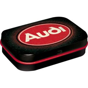 Pillendose Audi - Logo Red Shine