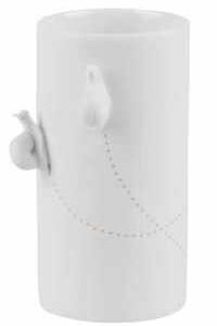 Porzelllangeschichten Vase Schnecke LIVING D 5,5cm H 10,5cm
