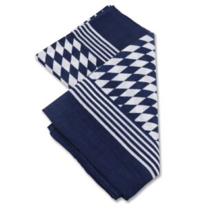 Schnupftuch Bayrisch Rauten blau