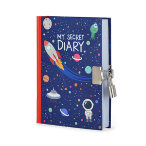 Tagebuch mit Schloß SPACE