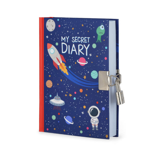 Tagebuch mit Schloß SPACE