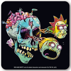 Untersetzer Rick and Morty Eyeball Skull