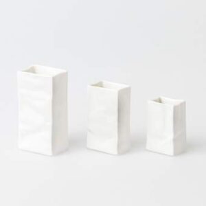 Vase Mini Porzellantüte 3er Set