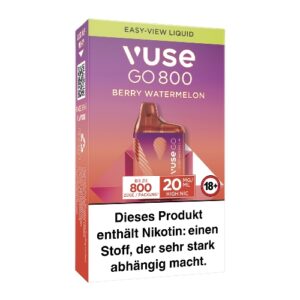 Vuse Go Box 800 Einweg E-Zigarette Berry Watermelon 20mg