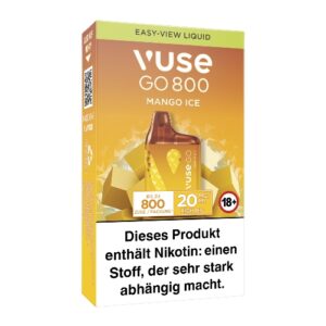 Vuse Go Box 800 Einweg E-Zigarette Mango Ice 20mg