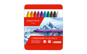 Wachsmalkreiden Neocolor II 10er Caran d'Ache wasservermalbar