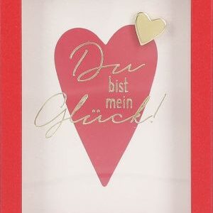 Bilderrahmen mit Spruch 1,5x5,8x8,4cm Du bist mein Glück!