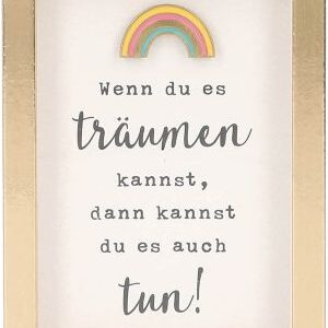 Bilderrahmen mit Spruch 1,5x5,8x8,4cm Wenn du es träumen kannst, kannst du...