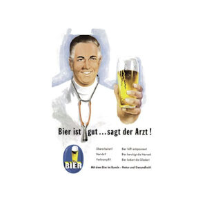 Blechschild Bier ist gut