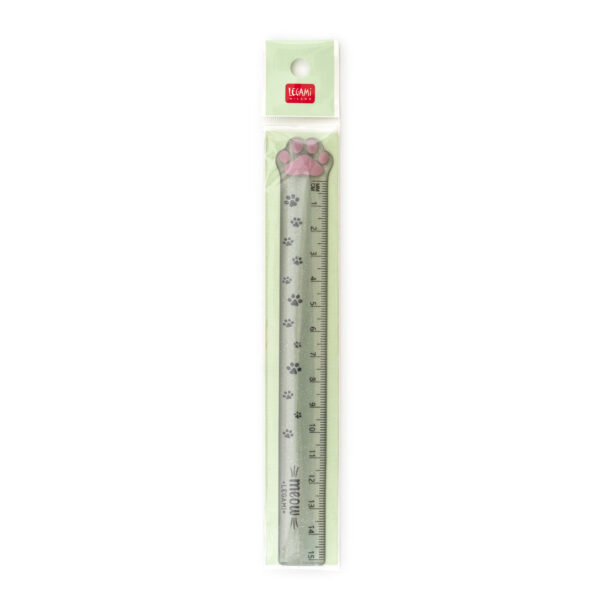 Lineal 15cm Kitty transparent