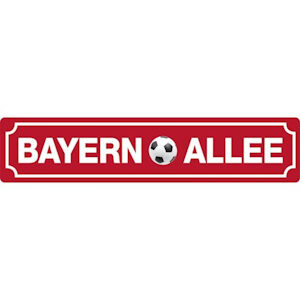 Straßenschilder Bayern Allee