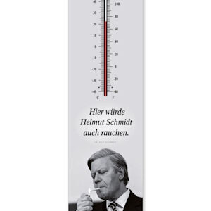 Thermometer Helmut Schmidt + Schlüsselhalter
