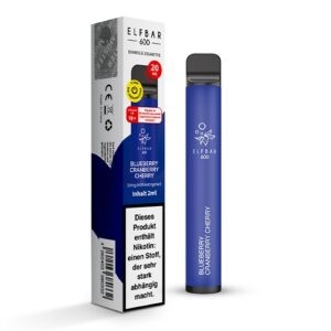 Elfbar 600 CP Einweg E-Zigarette Blueberry Cranberry Cherry 20mg