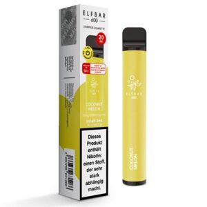 Elfbar 600 CP Einweg E-Zigarette Coconut Meloon 20mg